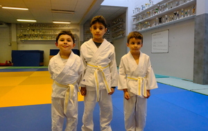 Premiers changements de ceinture