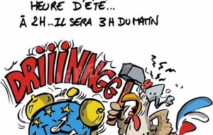 Changement d'heure mais pas de changement de cap